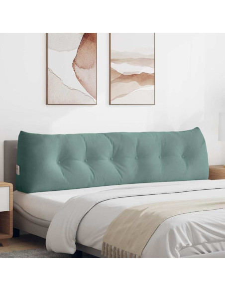 Cuscino per Schiena Verde Mare 180 x 24 x 50 cm Velluto