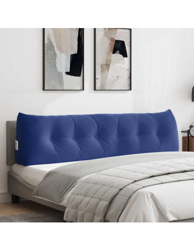 Cuscino per Schiena Blu Polizia 180 x 24 x 50 cm Velluto