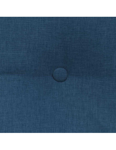 Cuscino per Schiena Blu 200 x 24 x 50 cm Tessuto