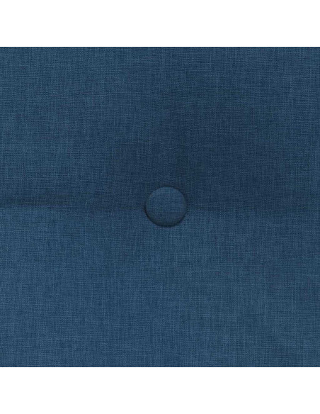 Cuscino per Schiena Blu 200 x 24 x 50 cm Tessuto