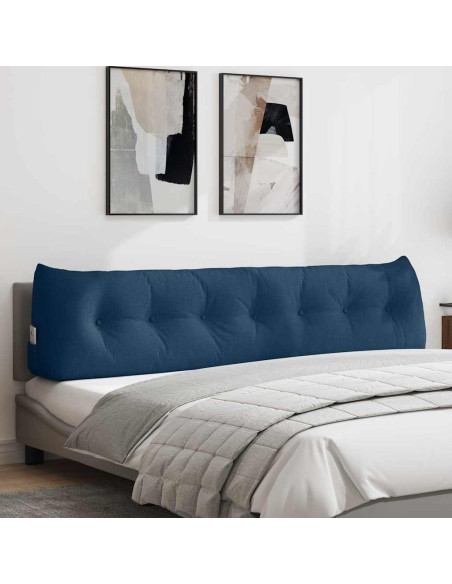 Cuscino per Schiena Blu 200 x 24 x 50 cm Tessuto
