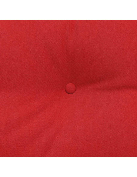 Cuscino per Schiena Rosso 200 x 24 x 50 cm Tessuto