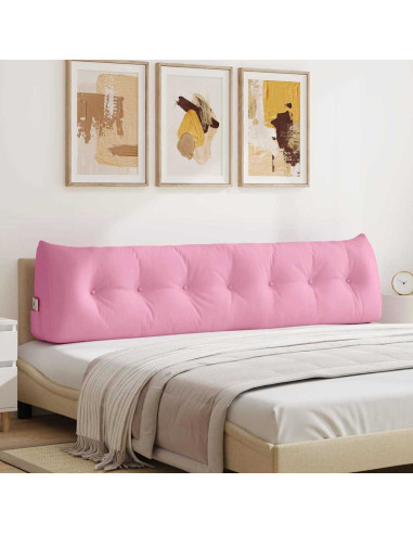 Cuscino per Schiena Rosa 200 x 24 x 50 cm Tessuto
