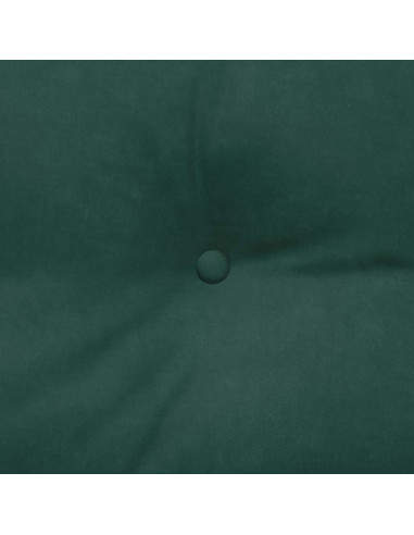 Cuscino per Schiena Verde Scuro 200 x 24 x 50 cm Velluto