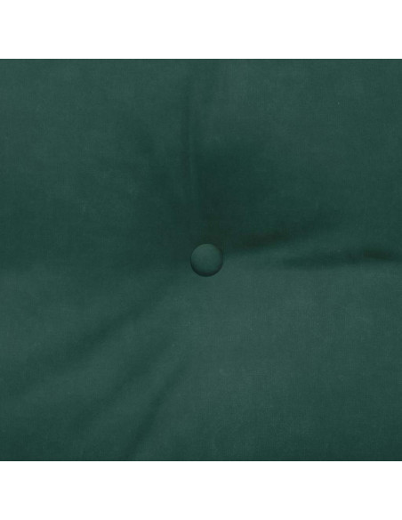 Cuscino per Schiena Verde Scuro 200 x 24 x 50 cm Velluto