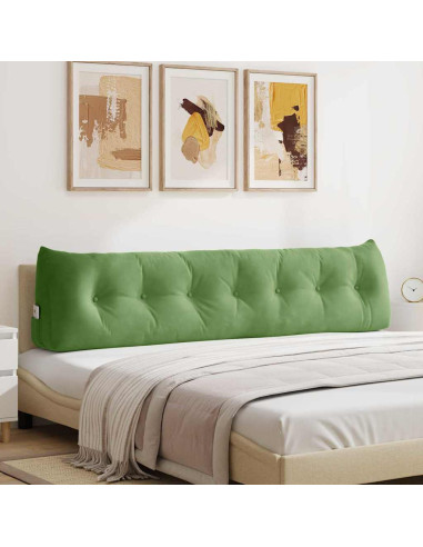 Cuscino per Schiena Verde chiaro 200 x 24 x 50 cm Velluto