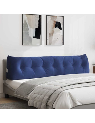 Cuscino per Schiena Blu Polizia 200 x 24 x 50 cm Velluto