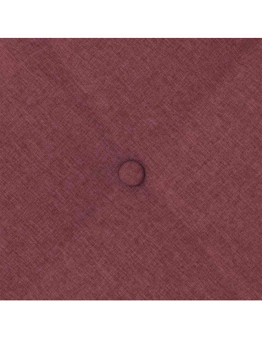 Cuscino per Schiena Rosso Vino 50 x 19 x 45 cm Tessuto