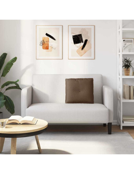 Cuscino per Schiena Marrone 50 x 19 x 45 cm Tessuto