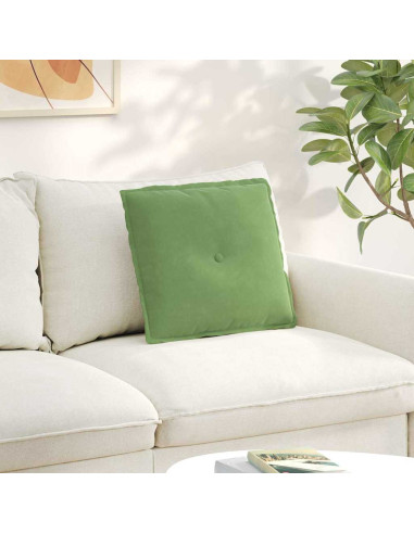 Cuscino per Schiena Verde chiaro 50 x 45 cm Tessuto in Cords