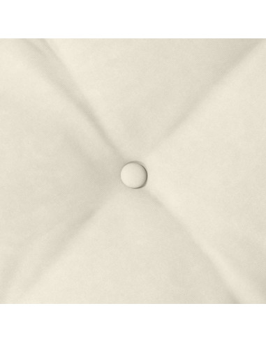 Cuscino per Schiena Crema 50 x 45 cm Tessuto in Cords