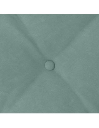 Cuscino per Schiena Verde Mare 50 x 45 cm Tessuto in Cords