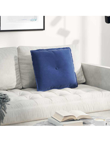 Cuscino per Schiena Blu Polizia 50 x 45 cm Tessuto in Cords