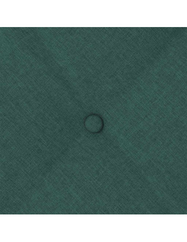 Cuscino per Schiena Verde Scuro 60 x 19 x 50 cm Tessuto