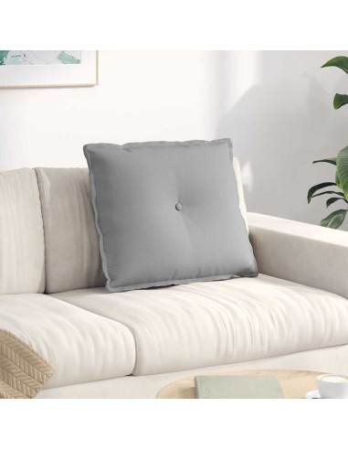 Cuscino per Schiena Grigio Nuvola 60 x 19 x 50 cm Tessuto