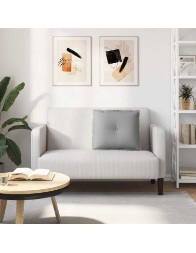 Cuscino per Schiena Grigio Nuvola 60 x 19 x 50 cm Tessuto