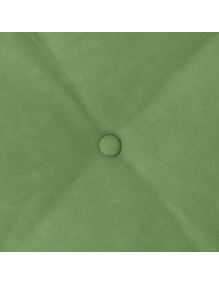 Cuscino per Schiena Verde chiaro 60 x 50 cm Tessuto in Cords