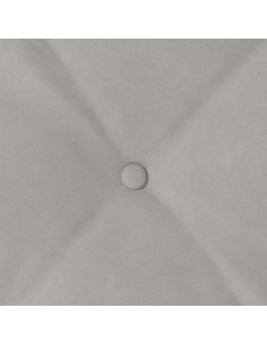 Cuscino per Schiena Grigio chiaro 60 x 50 cm