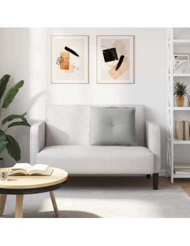 Cuscino per Schiena Grigio chiaro 60 x 50 cm