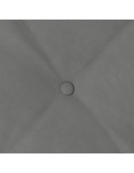 Cuscino per Schiena Grigio scuro 60 x 50 cm