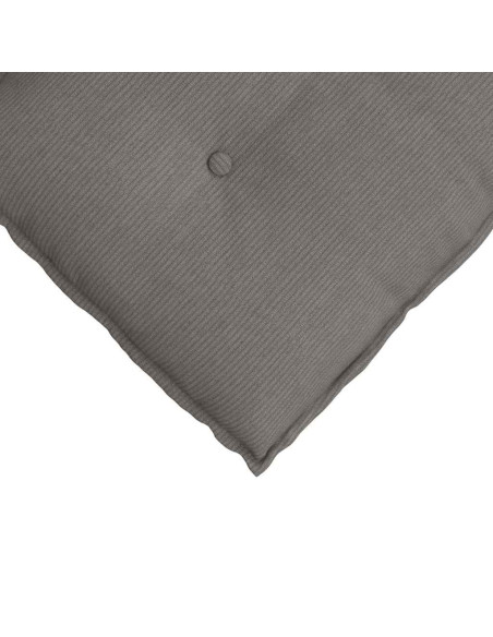 Cuscino per Schiena Grigio chiaro 60 x 50 cm Tessuto in Cords