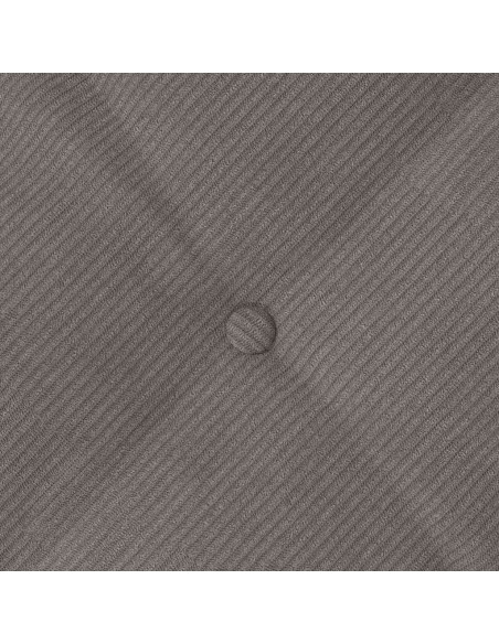 Cuscino per Schiena Grigio chiaro 60 x 50 cm Tessuto in Cords