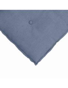 Cuscino per Schiena Blu 60 x 50 cm Tessuto in Cords 2