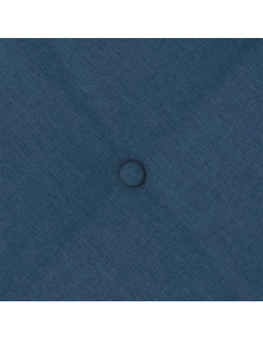 Cuscino per Schiena Blu 80 x 19 x 50 cm Tessuto