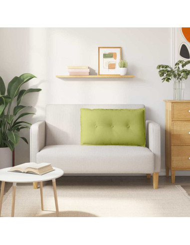 Cuscino per Schiena Verde chiaro 80 x 19 x 50 cm Tessuto