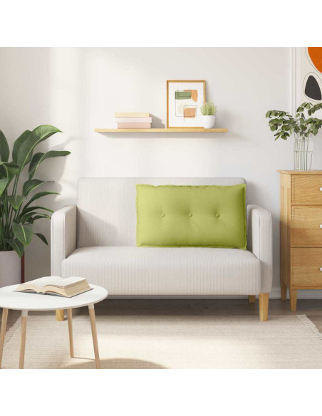 Cuscino per Schiena Verde chiaro 80 x 19 x 50 cm Tessuto