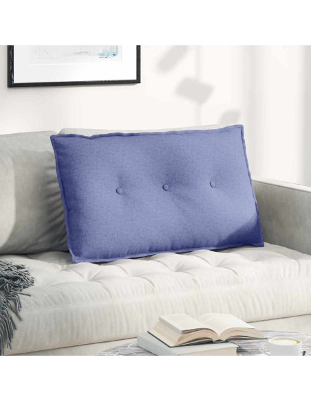 Cuscino per Schiena Blu jeans 80 x 19 x 50 cm Tessuto
