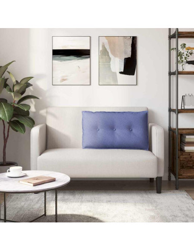 Cuscino per Schiena Blu jeans 80 x 19 x 50 cm Tessuto