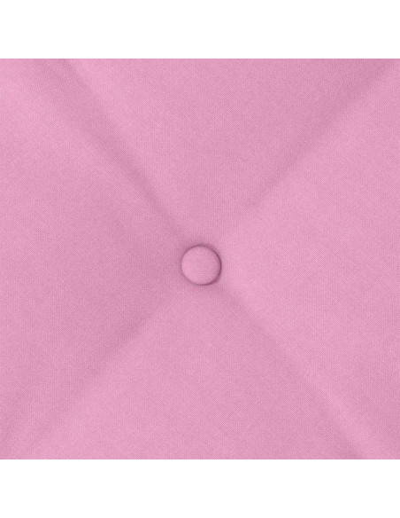 Cuscino per Schiena Rosa 80 x 19 x 50 cm Tessuto