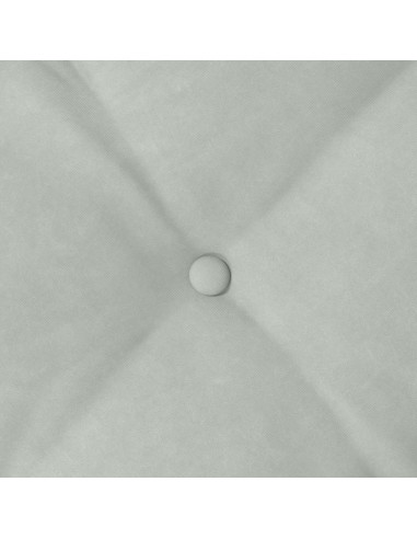 Cuscino per Schiena Grigio chiaro 80 x 50 cm Tessuto in Cords