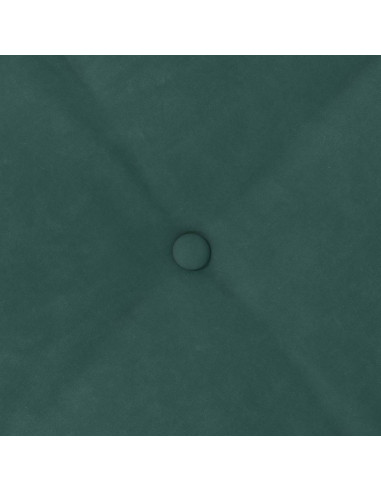 Cuscino per Schiena Verde Scuro 80 x 50 cm Tessuto in Cords