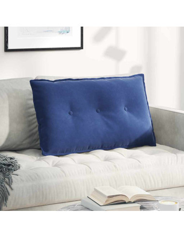 Cuscino per Schiena Blu Polizia 80 x 50 cm Tessuto in Cords