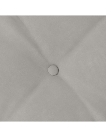 Cuscino per Schiena Grigio chiaro 80 x 50 cm