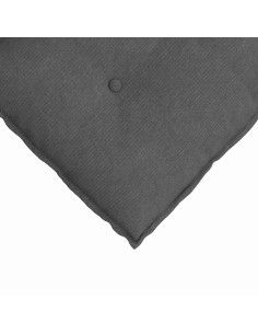 Cuscino per Schiena Grigio scuro 80 x 50 cm Tessuto in Cords 2