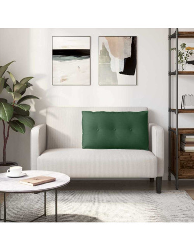 Cuscino per Schiena Verde Giungla 80 x 50 cm Tessuto in Cords