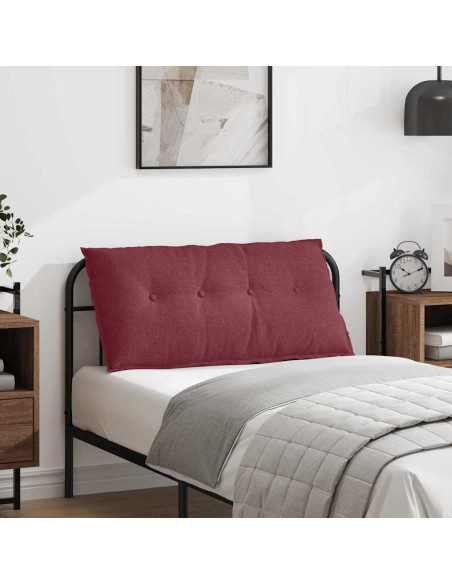 Cuscino per Schiena Rosso Vino 100 x 19 x 50 cm Tessuto