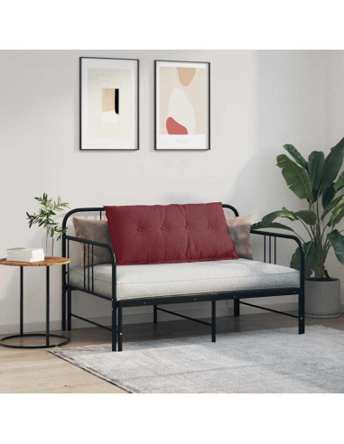 Cuscino per Schiena Rosso Vino 100 x 19 x 50 cm Tessuto