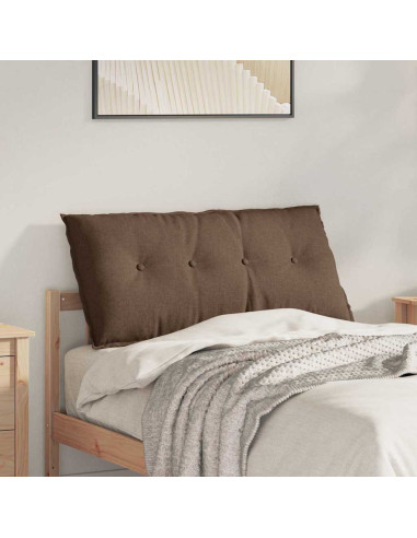 Cuscino per Schiena Marrone 100 x 19 x 50 cm Tessuto