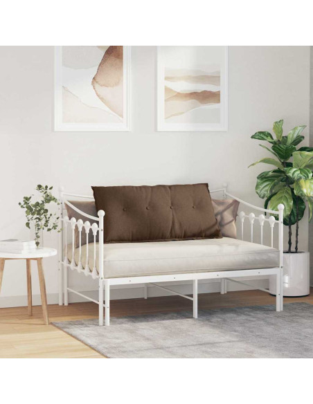 Cuscino per Schiena Marrone 100 x 19 x 50 cm Tessuto