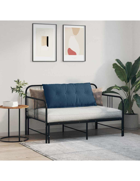 Cuscino per Schiena Blu 100 x 19 x 50 cm Tessuto