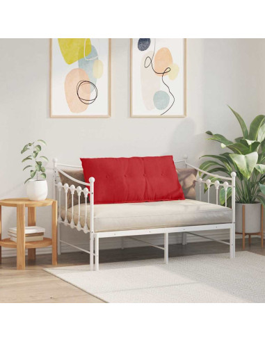 Cuscino per Schiena Rosso 100 x 19 x 50 cm Tessuto