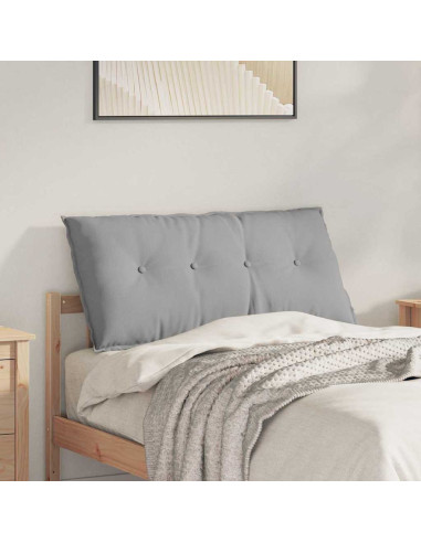 Cuscino per Schiena Grigio Nuvola 100 x 19 x 50 cm Tessuto