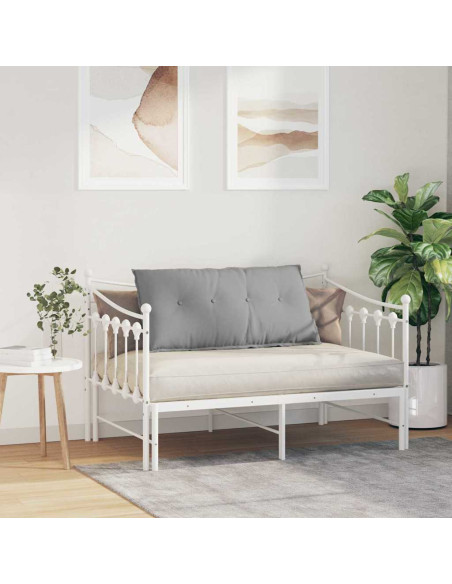 Cuscino per Schiena Grigio Nuvola 100 x 19 x 50 cm Tessuto