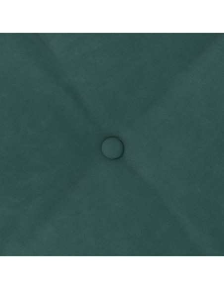 Cuscino per Schiena Verde Scuro 100 x 50 cm Tessuto in Cords