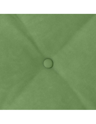 Cuscino per Schiena Verde chiaro 100 x 50 cm Tessuto in Cords