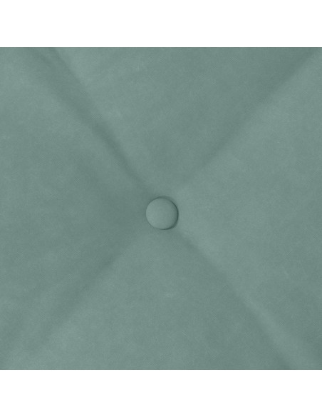 Cuscino per Schiena Verde Mare 100 x 50 cm Tessuto in Cords